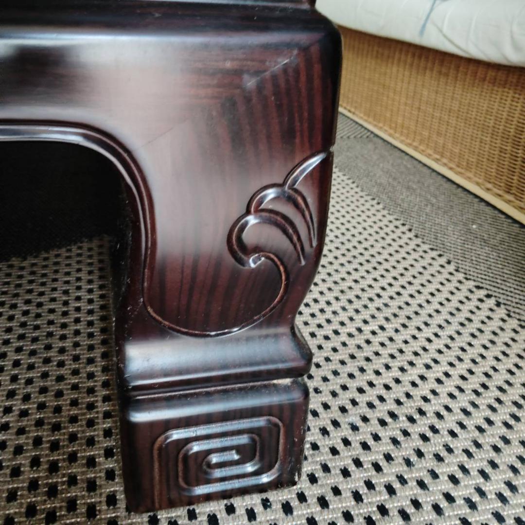 カリモク 黒檀 高級座卓 和室 大型 和モダン 昭和 レトロ オールドカリモク