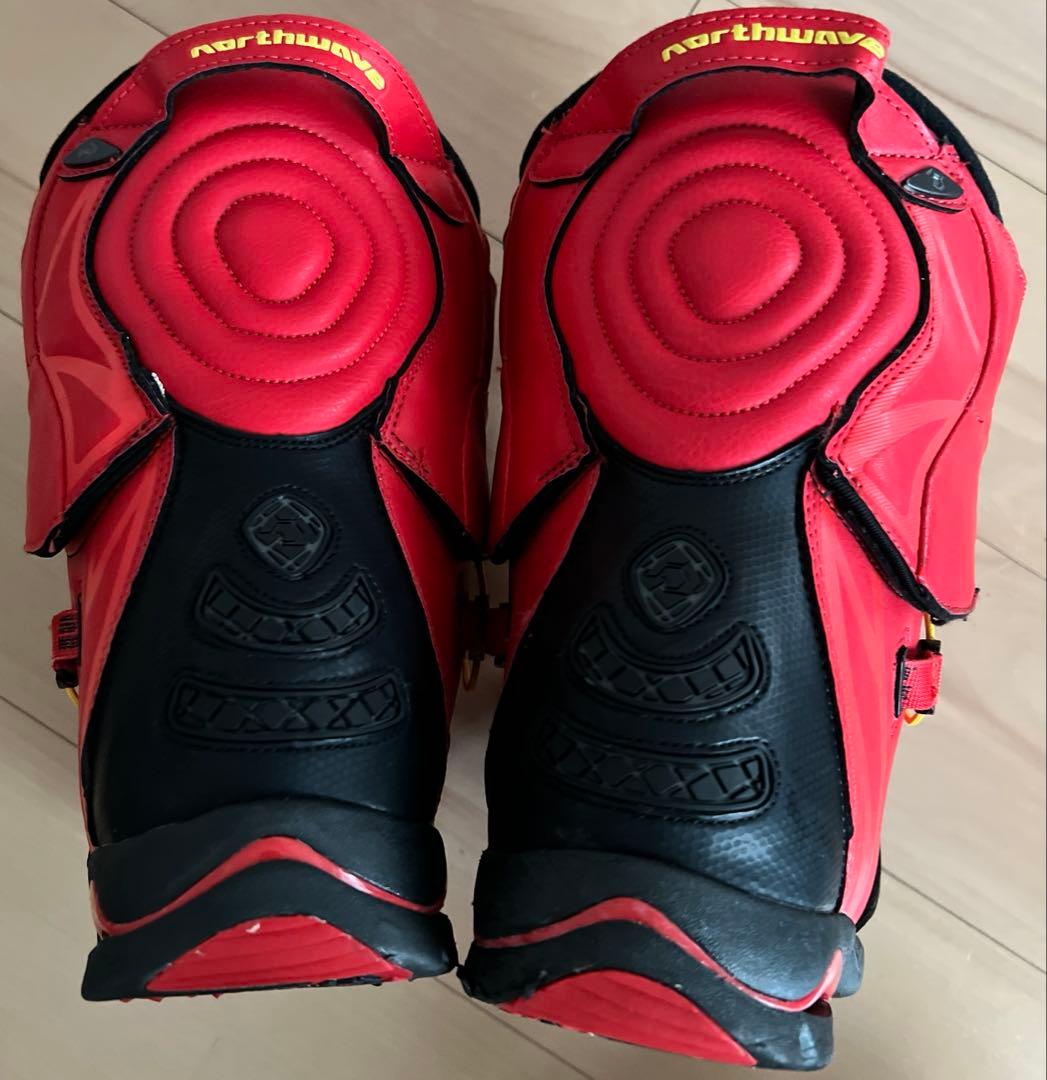 northwave スノーボードブーツ レッド　収納バック付