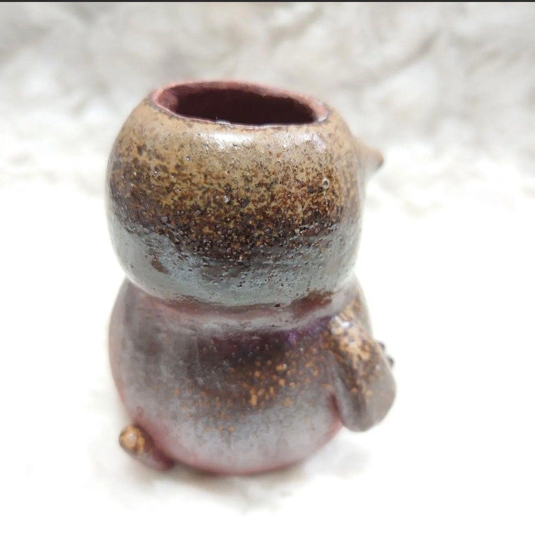 【2538】200.ぺんぎん　　…備前焼