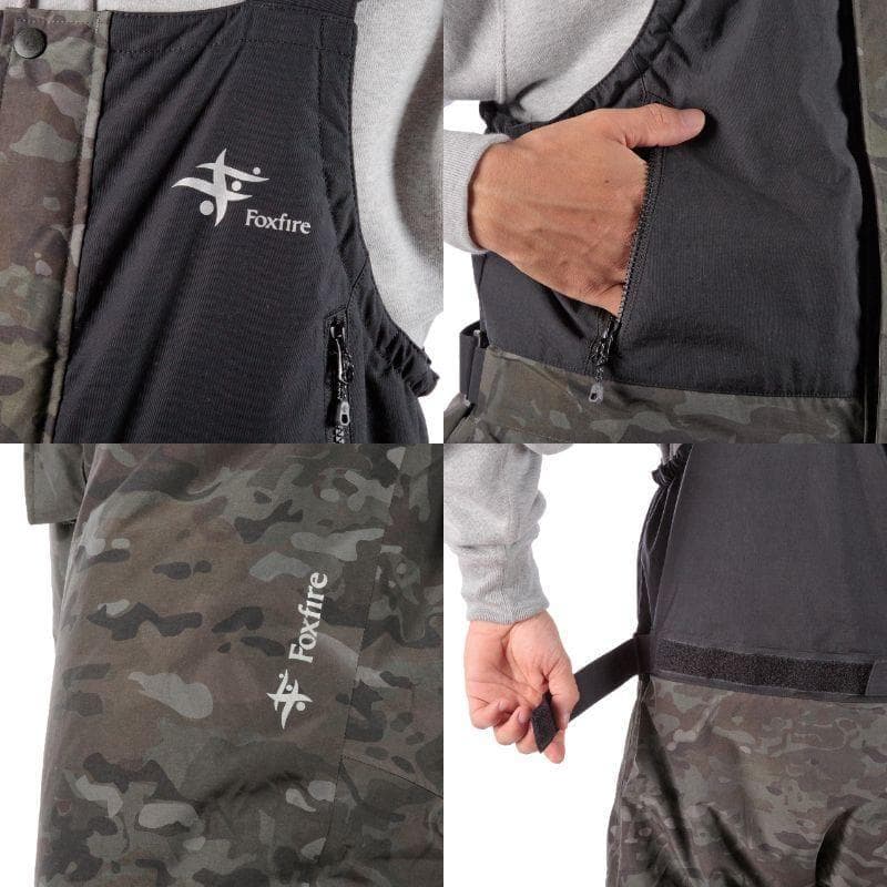 Foxfire　フロストレイクビブ　パンツ　L【新品】ブラック　釣り　防水　防寒