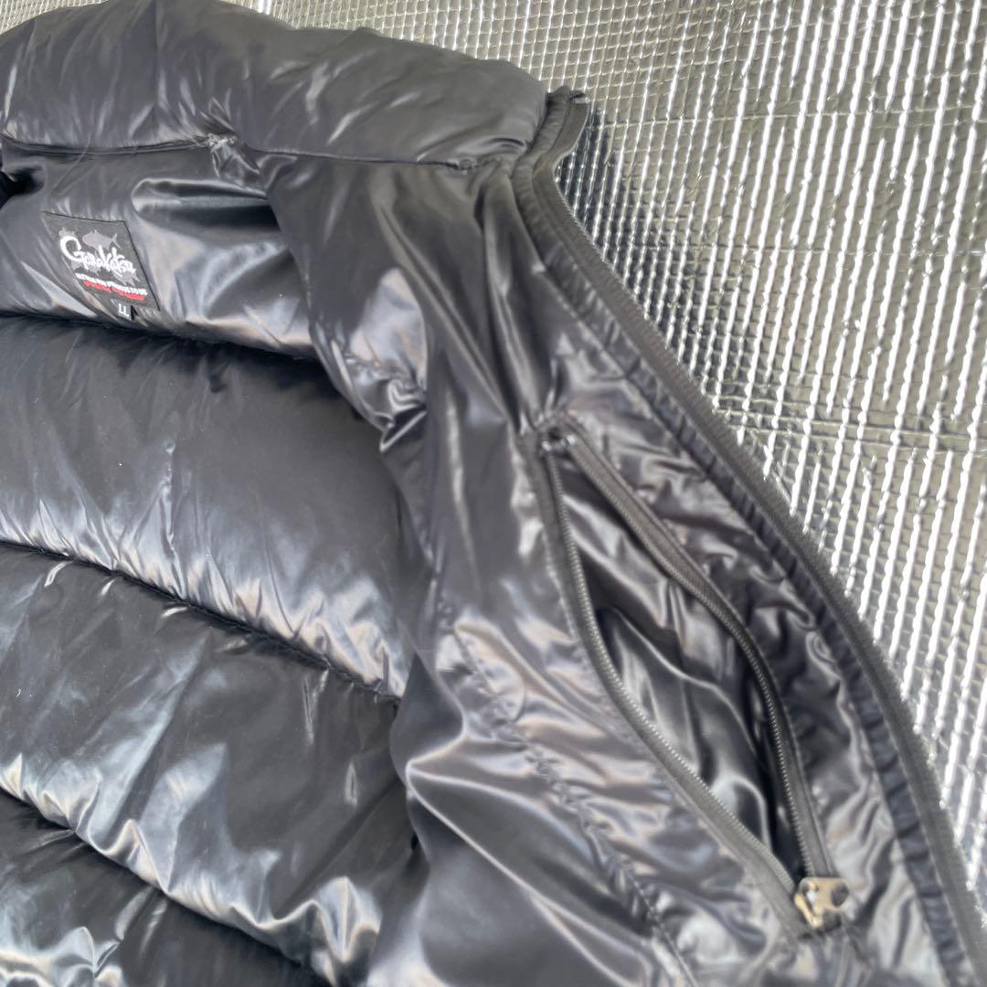 Gamakatsu がまかつ　ガマカツ ダウンベスト　サイズ LL 収納袋付き