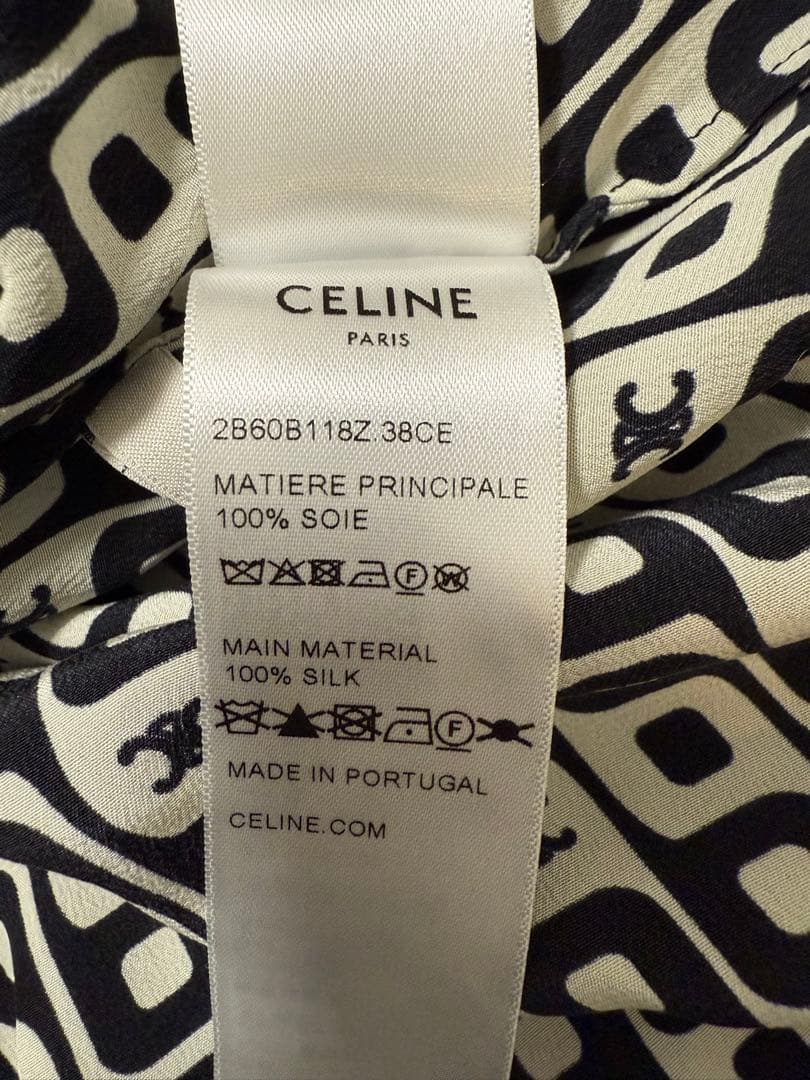 CELINE shirt シルクブラウス　サイズ34