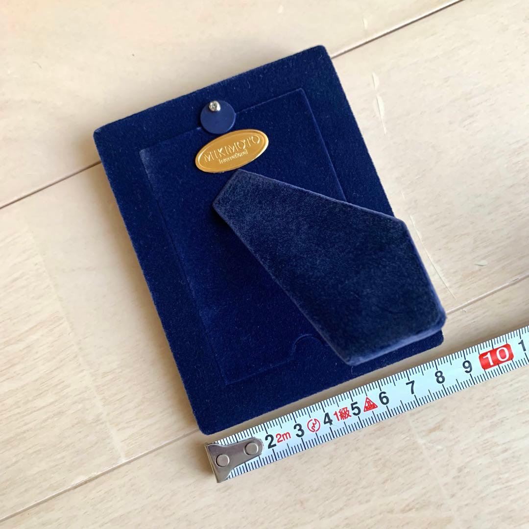 新品未使用 ミキモト mikimoto 銀製 パール付き写真立て フォトフレーム