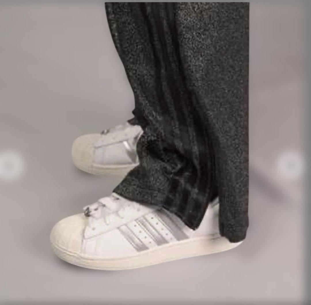 アディダスファイヤーバード ラメトラックパンツ M