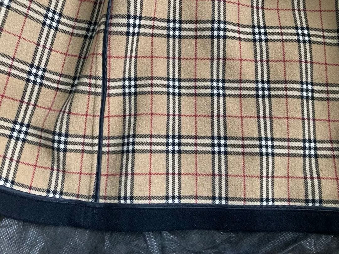 バーバリーブラックレーベル　ダッフルコート 黒色　サイズL