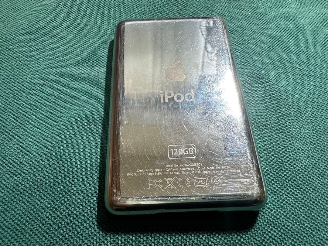 iPod 120GB ブラック　6世代