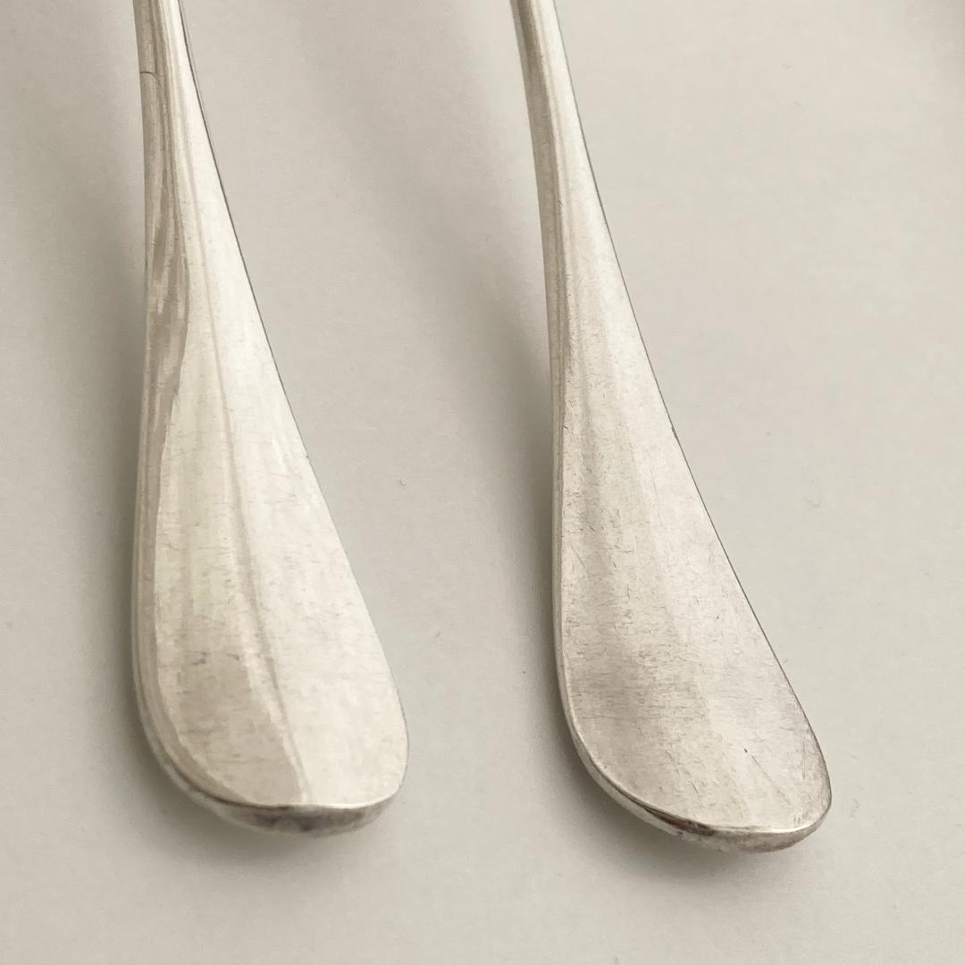 【くまさん】フランスアンティーク⭐️テーブルフォーク　テーブルスプーン　５