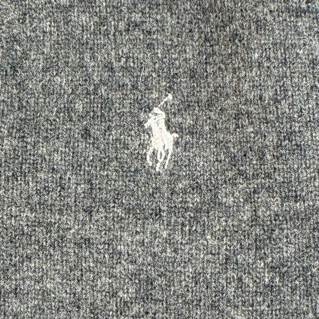 希少✨️90's ポロスポーツ ラルフローレン ウール100%ニット 霜降りグレー