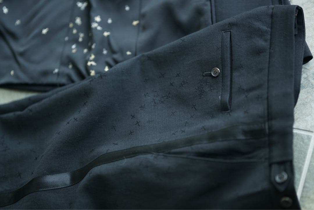 02aw undercoverism 魔女期 クロス柄 セットアップ スーツ