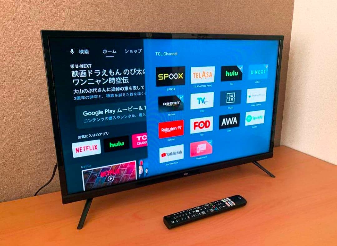 TCL 液晶テレビ 32型　2021年製 ネット動画/地上波BSCS