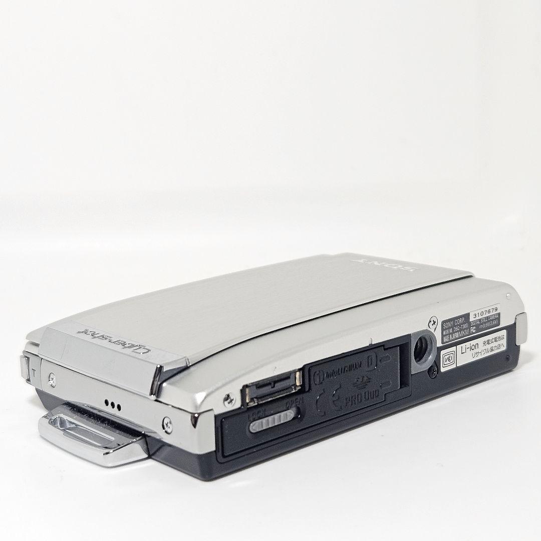 美品 付属品多数 SONY Cyber-shot DSC-T300 シルバー 箱