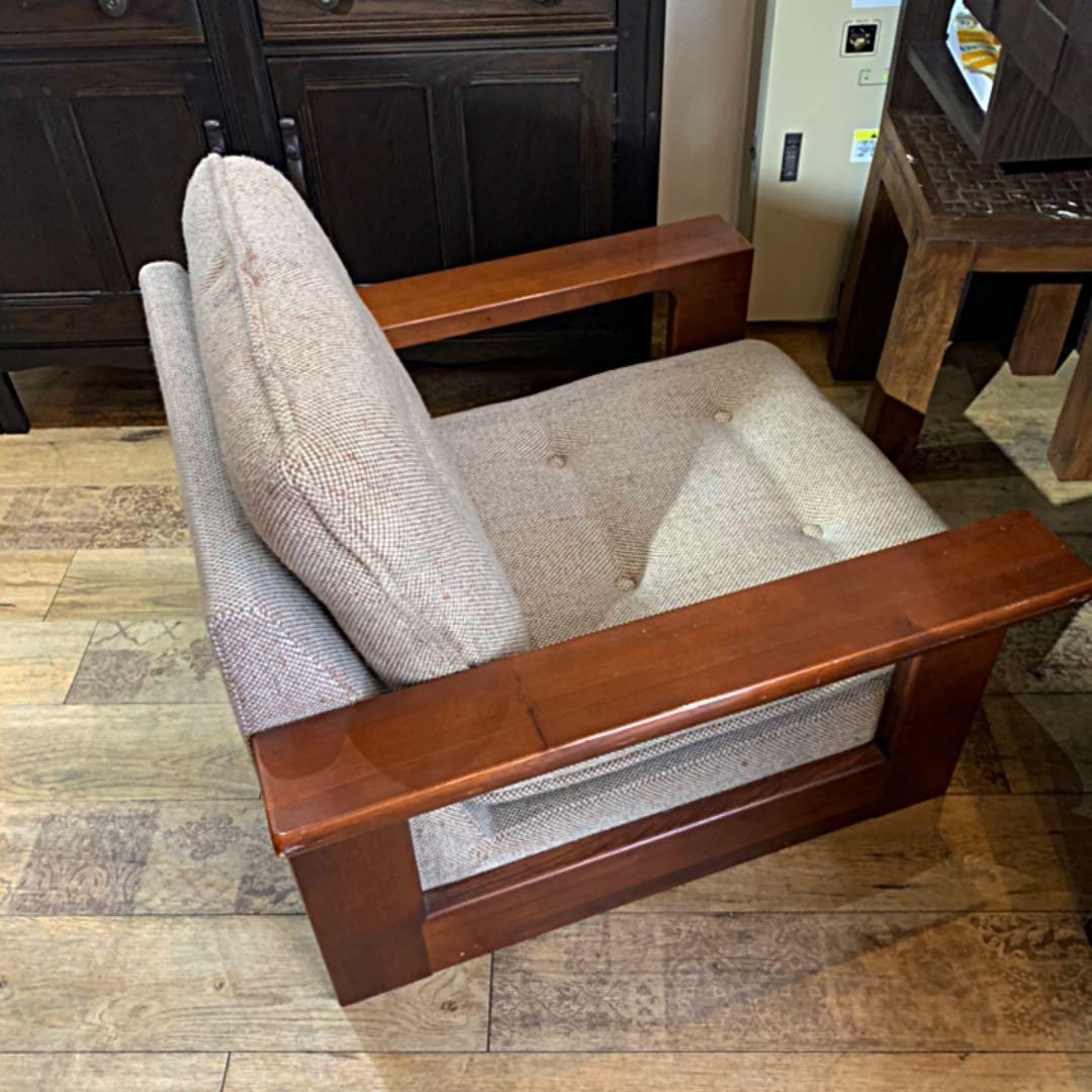 飛騨家具　キツツキ　シングルソファー