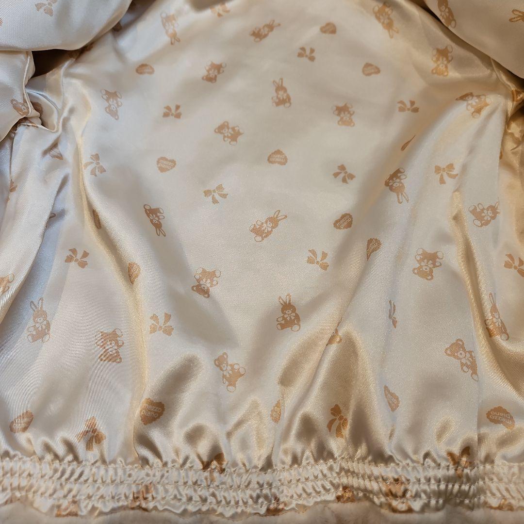 mezzo piano クマ耳付き　フェイクファー　ジャケット 120cm　新品