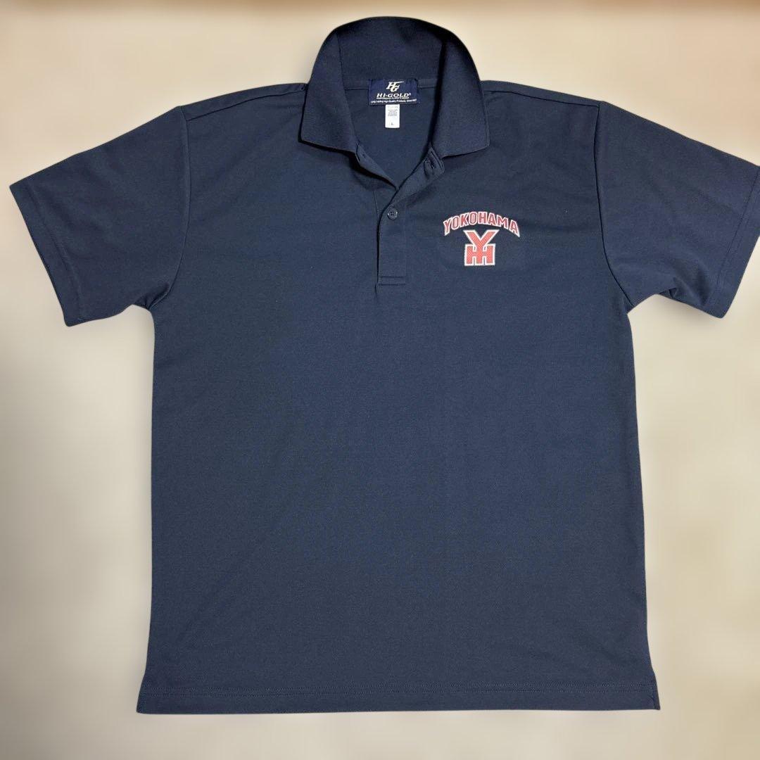横浜高校野球部　ポロシャツ キャップ セット ネイビー