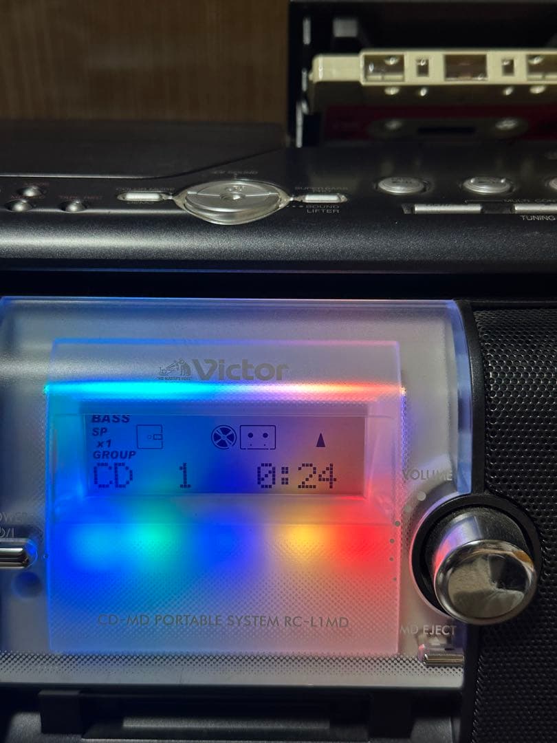 Victor CD・MDポータブルシステム RC-L1MD