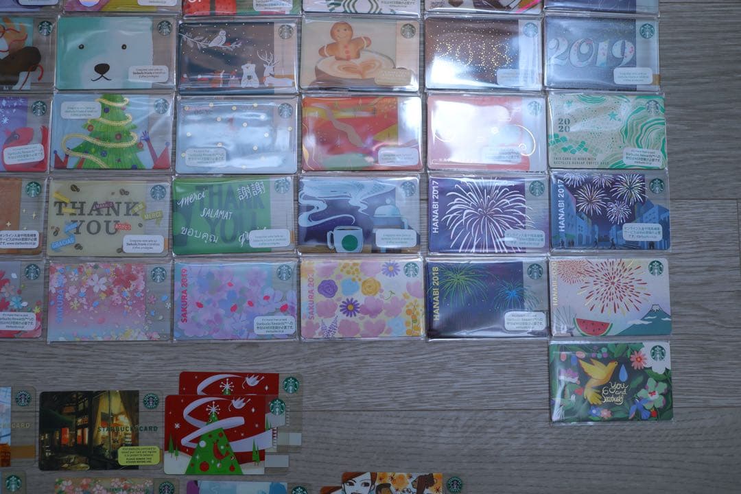 スタバカード まとめ売り セット 海外 桜 花火 サイレン 旧ロゴ 動物