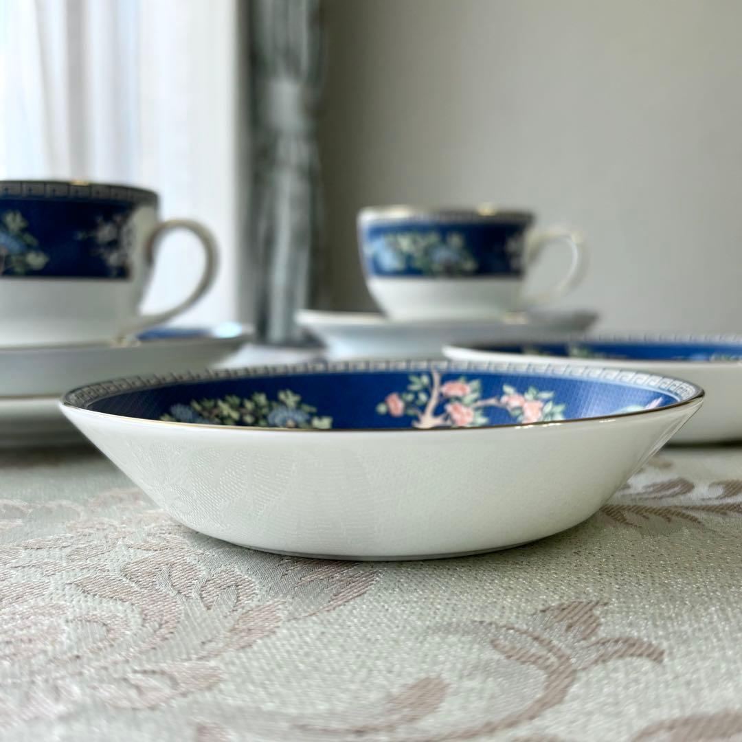 美品❤️ウェッジウッド❤️ブルーサイアム❤️カップ＆ソーサー他　カルテット　2セット