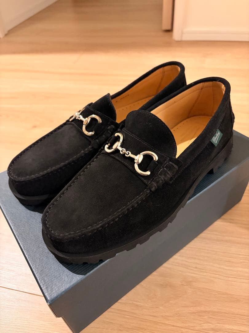 【別注】Paraboot Coraux コロー スエードビットローファー UK8