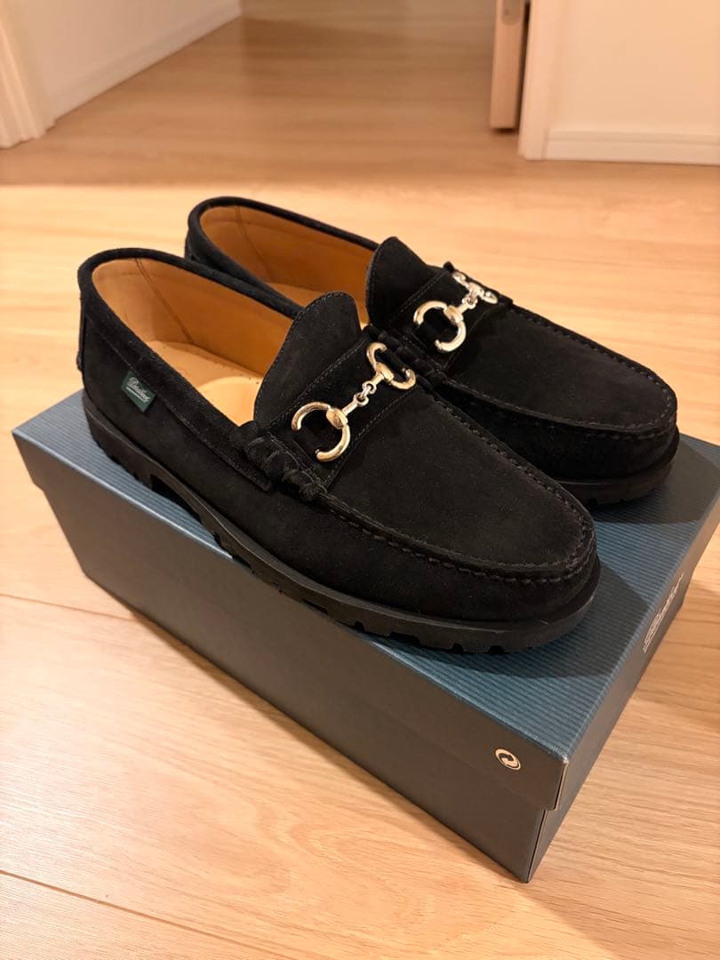 【別注】Paraboot Coraux コロー スエードビットローファー UK8