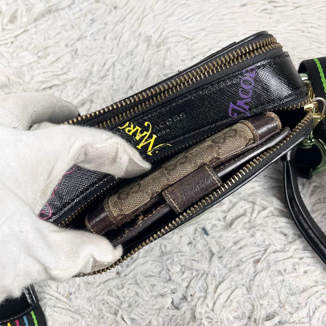 極美品 マークジェイコブス レザー 2WAY ショルダーバッグ スナップショット