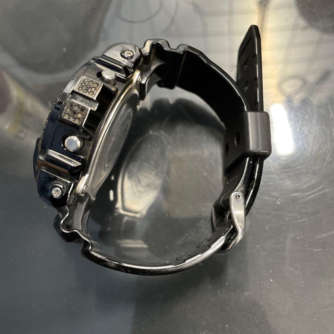 g-shock カスタム　ブラックダイヤモンド風装飾