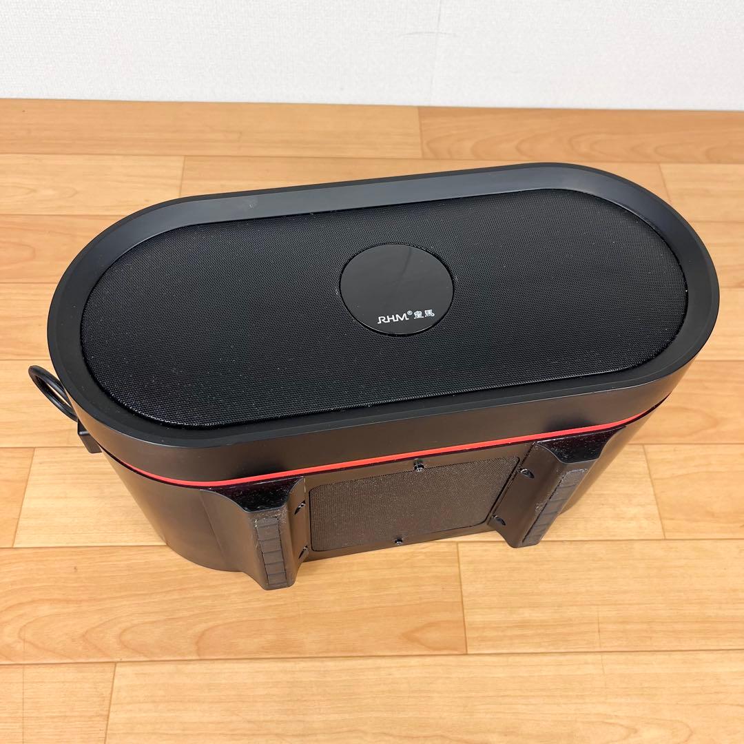 【美品】RM-K666 ポータブルカラオケ ワイヤレススピーカー　皇馬
