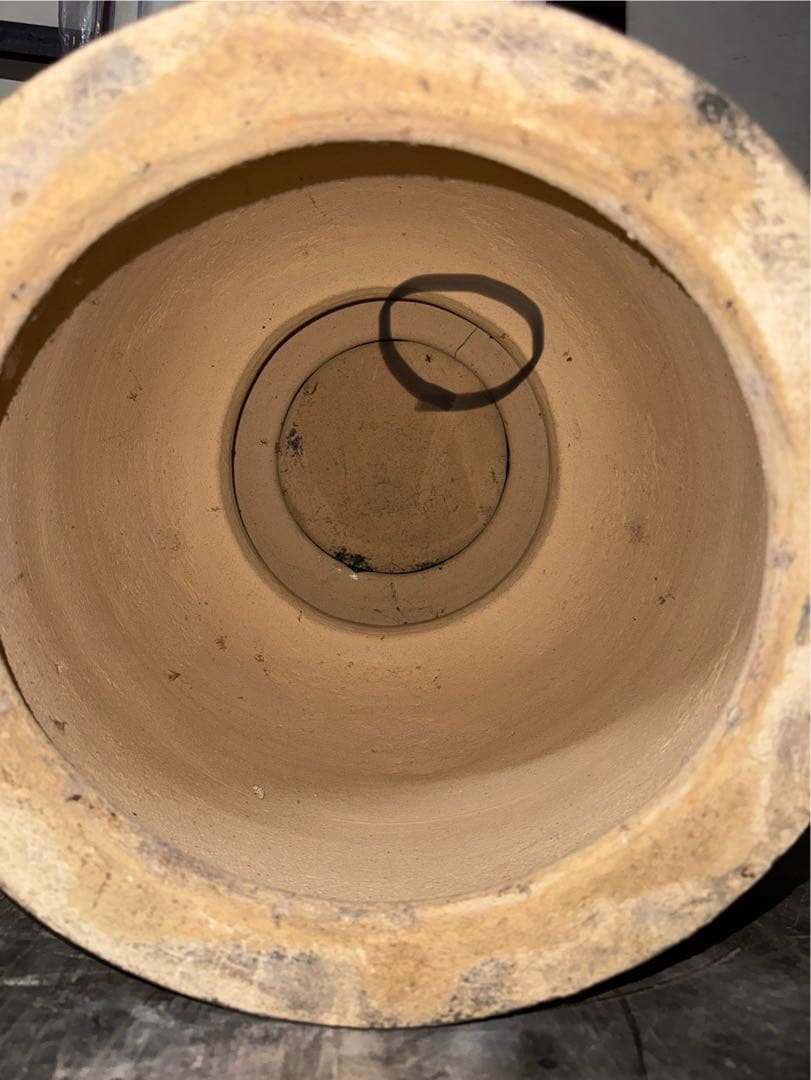 【ゆでたまご】陶器製 ガーデンテーブル×1 椅子×4