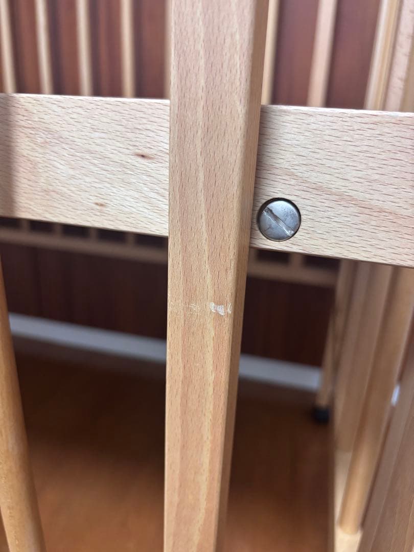 【日本製】木製ベビーベッド ⭐︎レギュラーサイズ⭐︎ハイタイプ⭐︎スリーピー⭐︎石崎家具