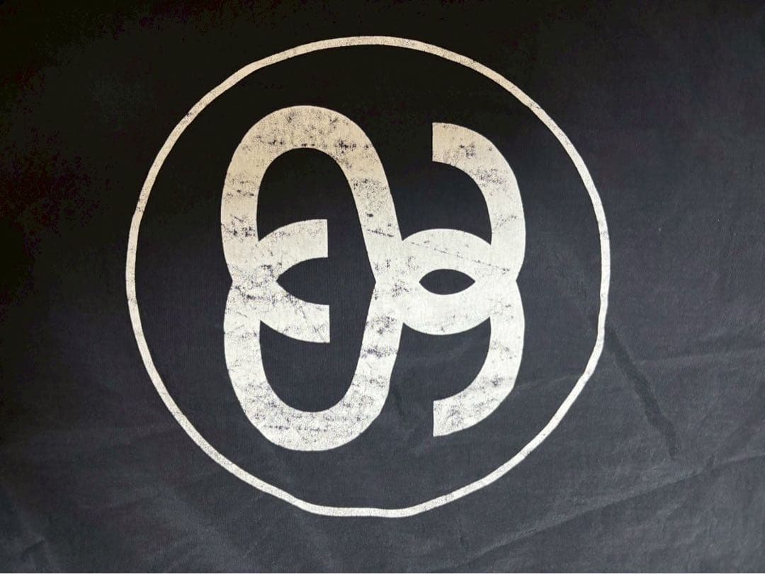 STUSSYステューシー　ブラックナイロンジャケット フード付き