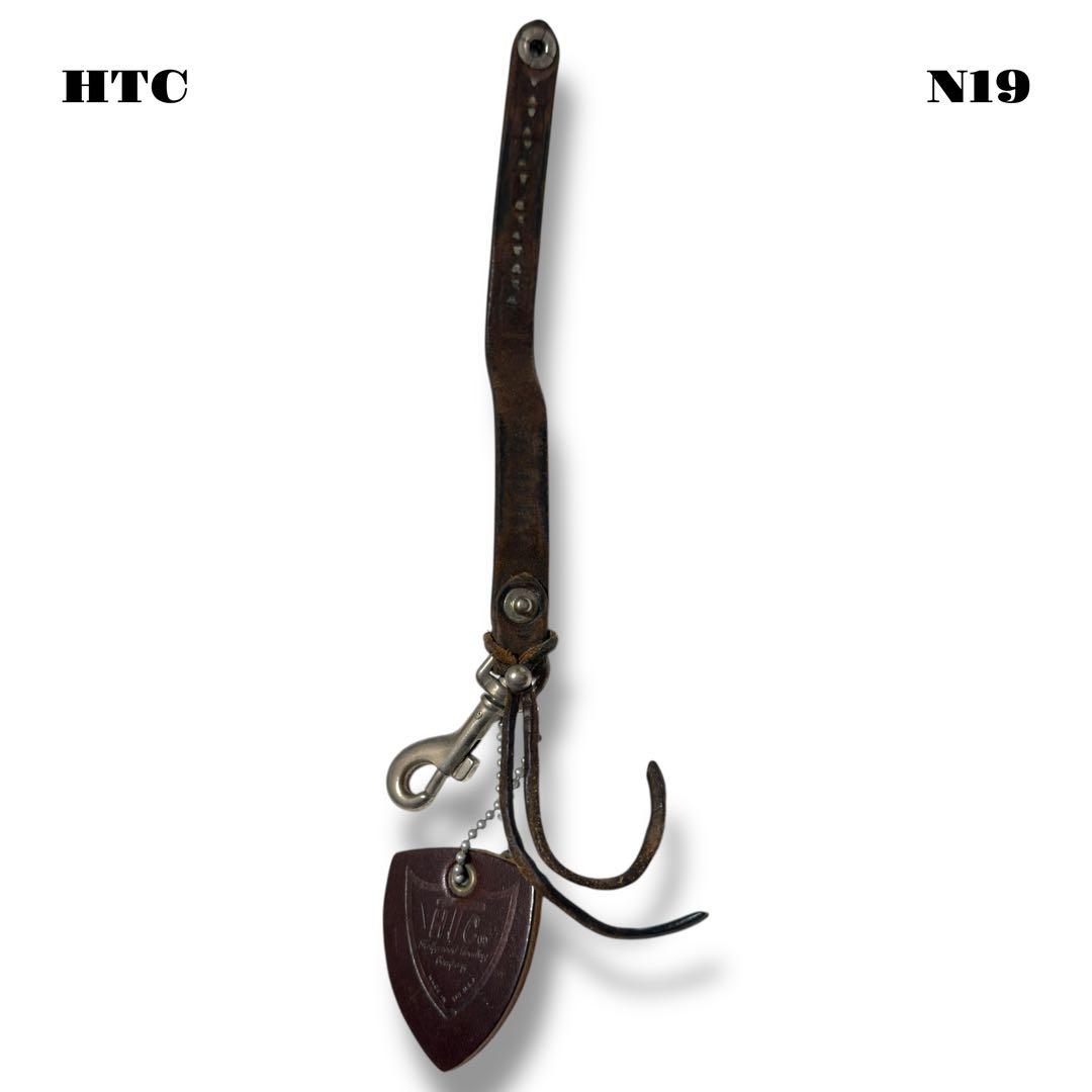 ★限定出品★ HTC レザー スタッズ キーリング キーホルダー ベルト ループ