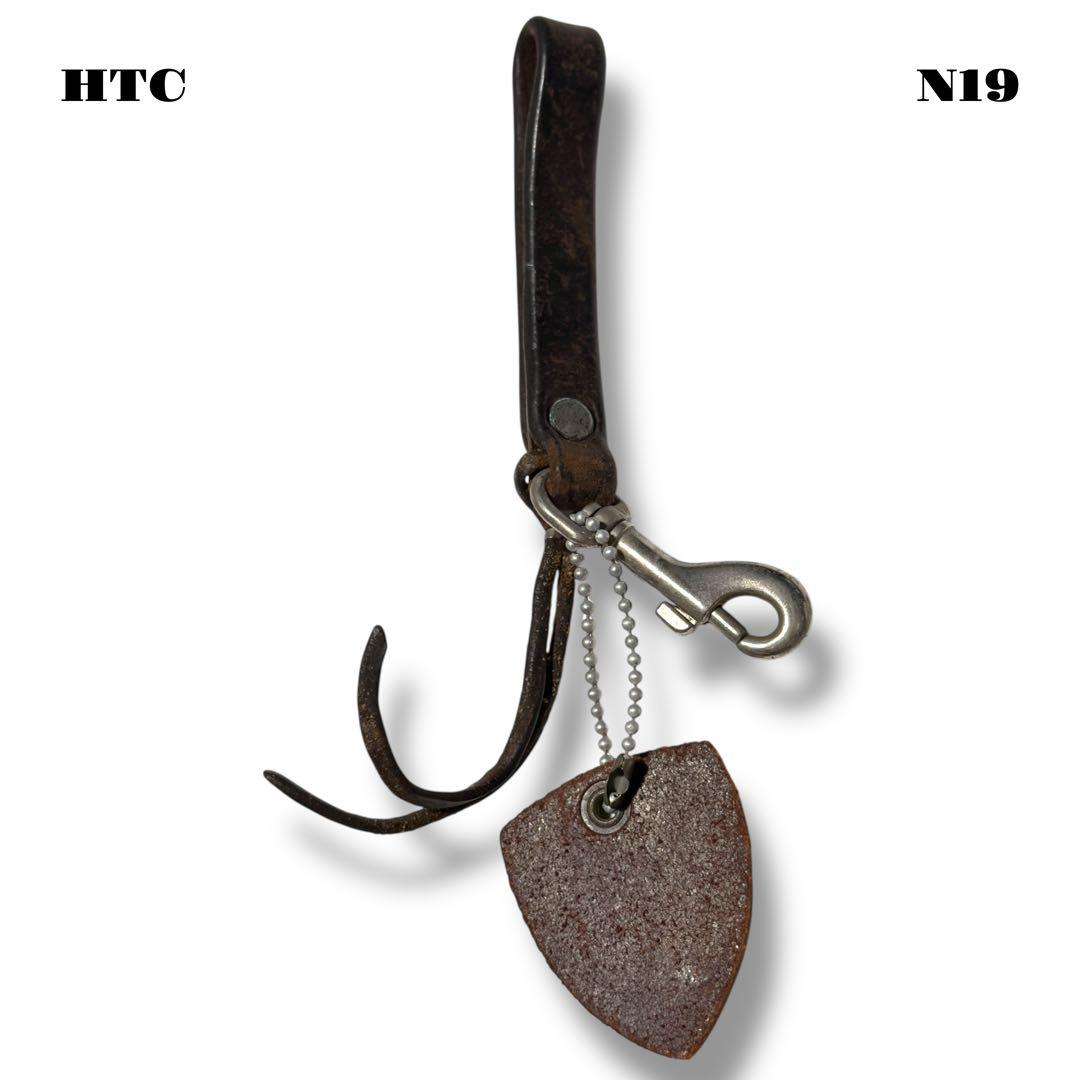 ★限定出品★ HTC レザー スタッズ キーリング キーホルダー ベルト ループ