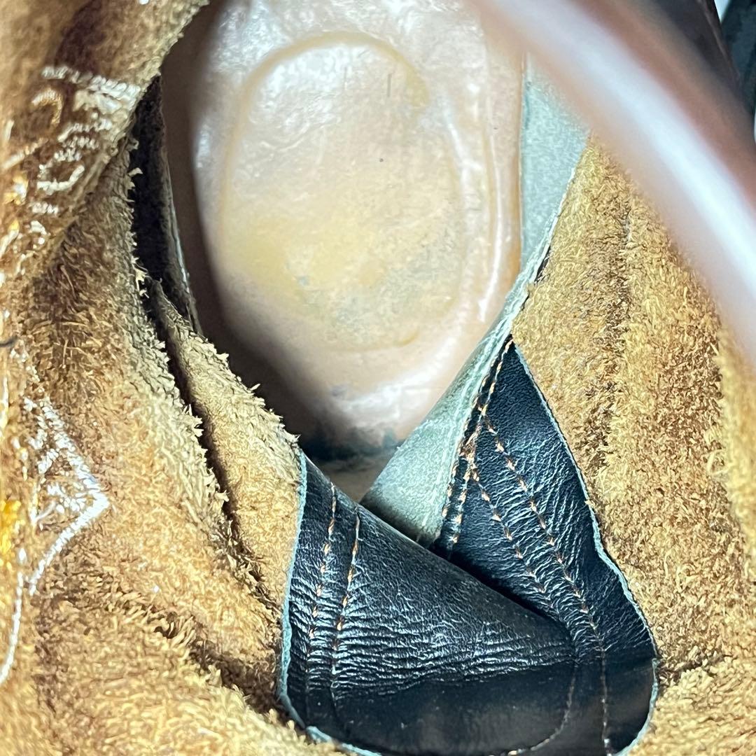 【美品】Sendra エンジニアブーツ　スチールトゥ　刺繍　ベッカム 27.5㎝