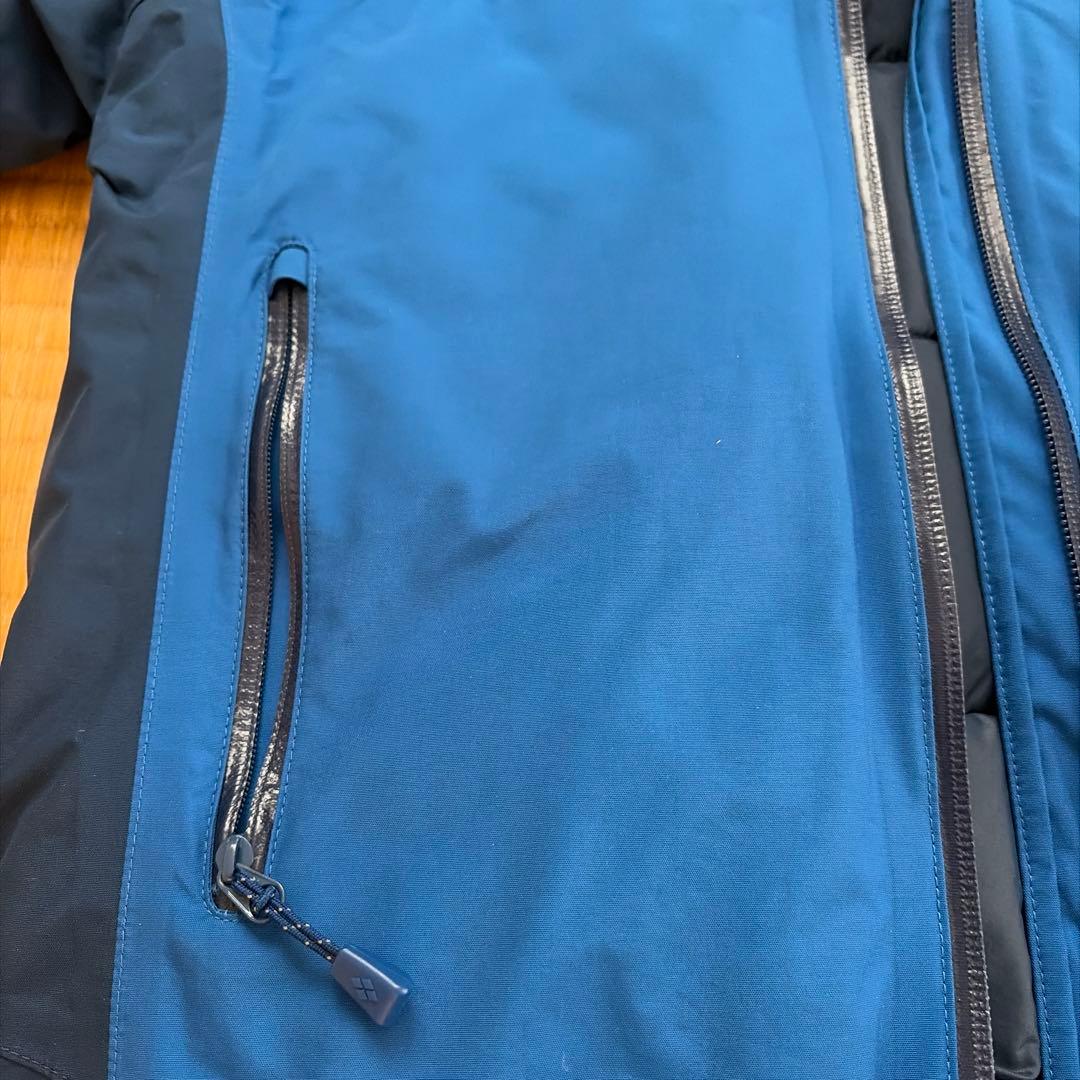 モンベル　子ども用スキーウェア 青と黒