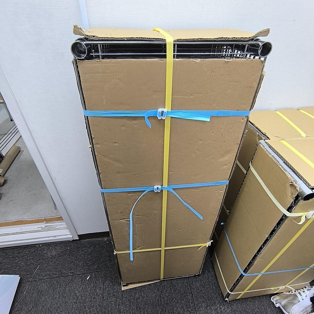 鯖缶：幅120cm　スチールラック 5段 シルバー