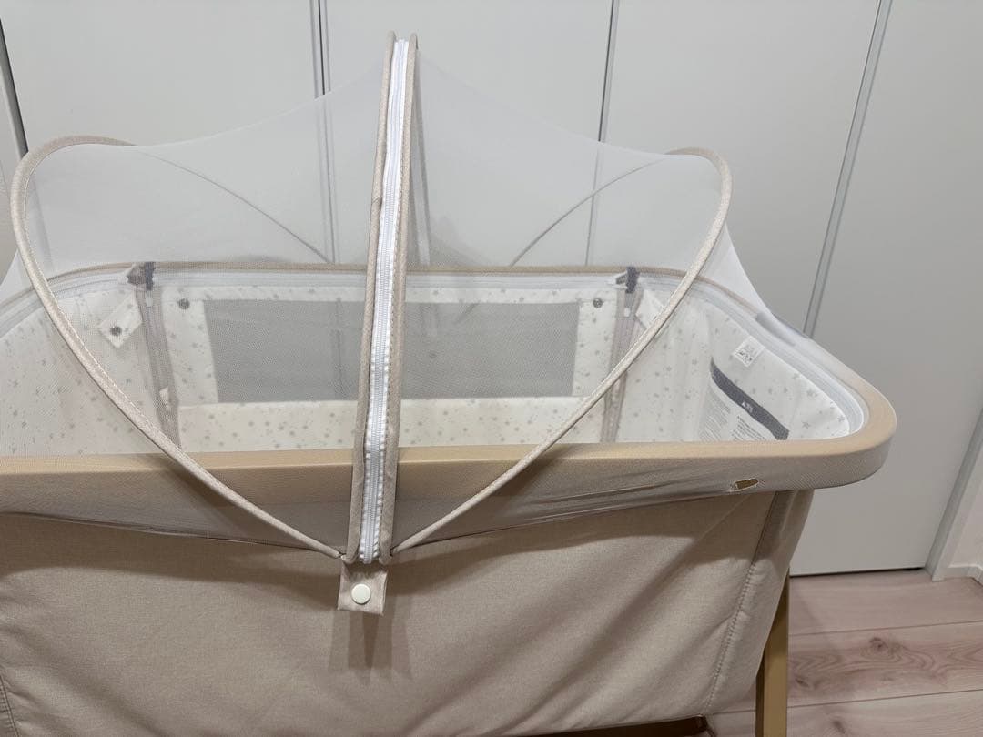 HZDMJベビーベッド(ベージュ)