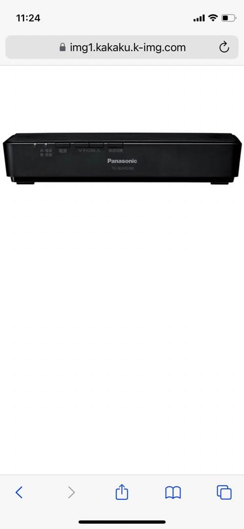 PanasonicとSHARPチューナー、ケーブル付