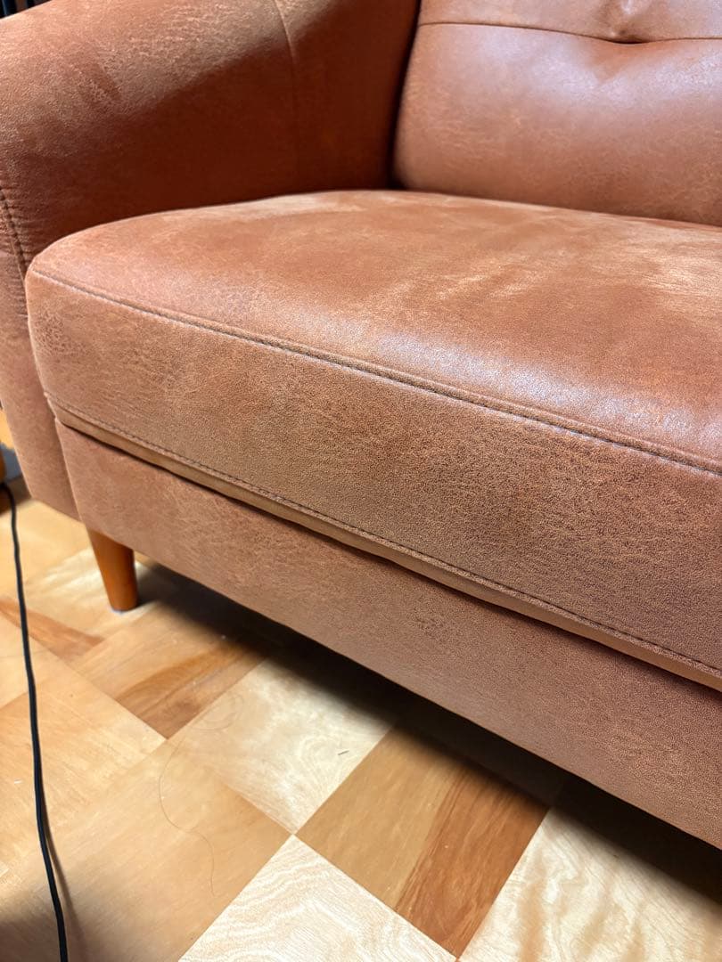 NOCE ソファ2人掛け ライトブラウン