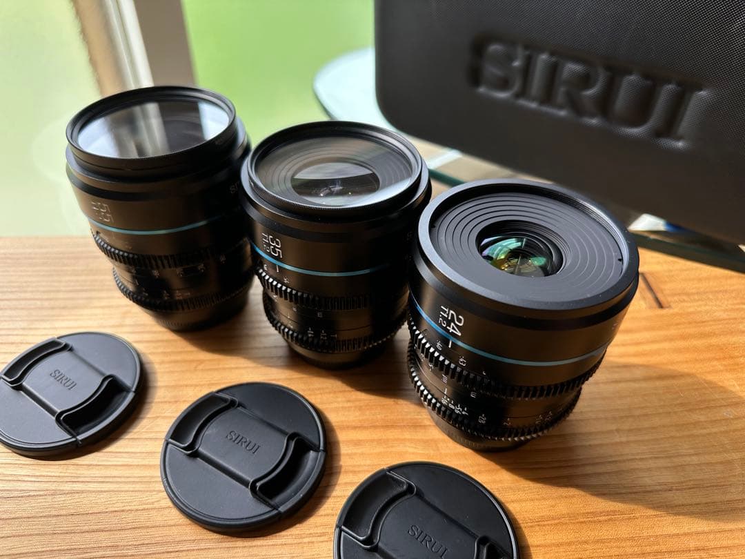 SIRUI Night Walker 24、35、55mmシネマレンズセット