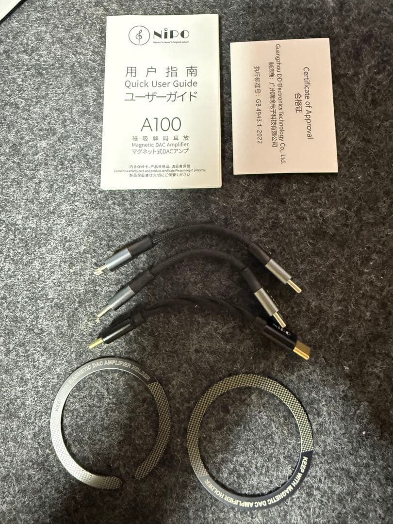 NIPO A100 ブラック ddhifi TC09L ケース付き