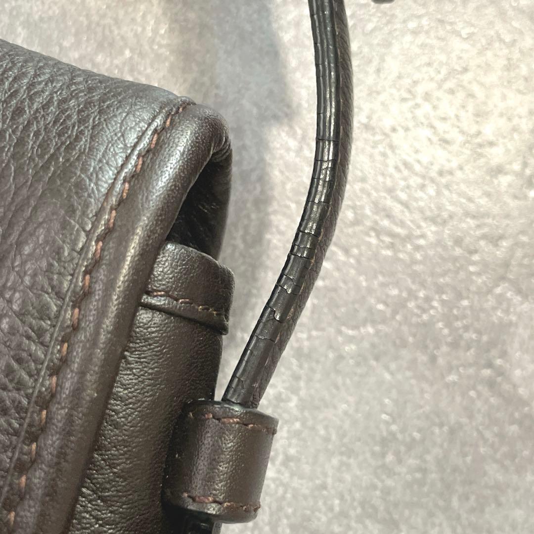 く*み様 美品 LOEWE ロエベ ヘリテージ レザーショルダーバッグ