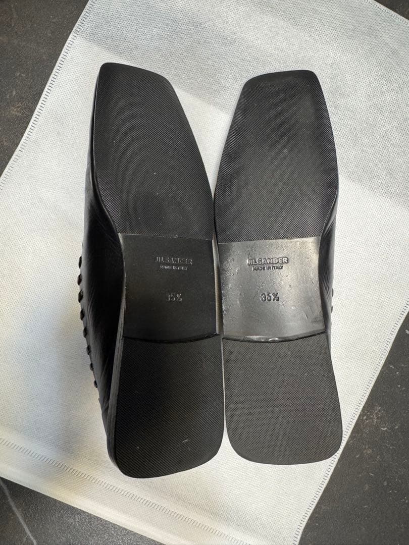 JIL SANDER ジルサンダー バレエ リングシューズ 35.5黒