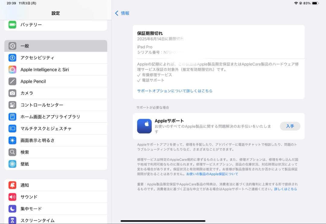iPad Pro M4 11インチ 256GB Apple pencil Pro
