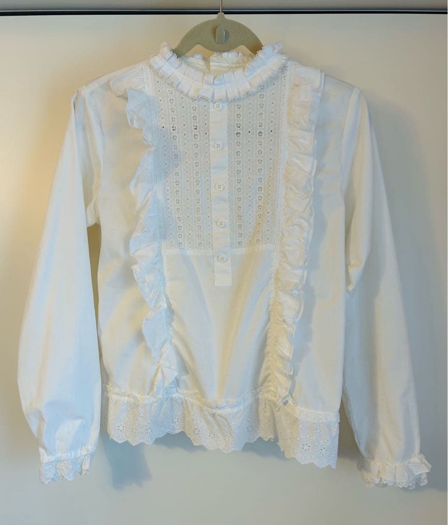 BEAMS BOY トリト フリルブラウス