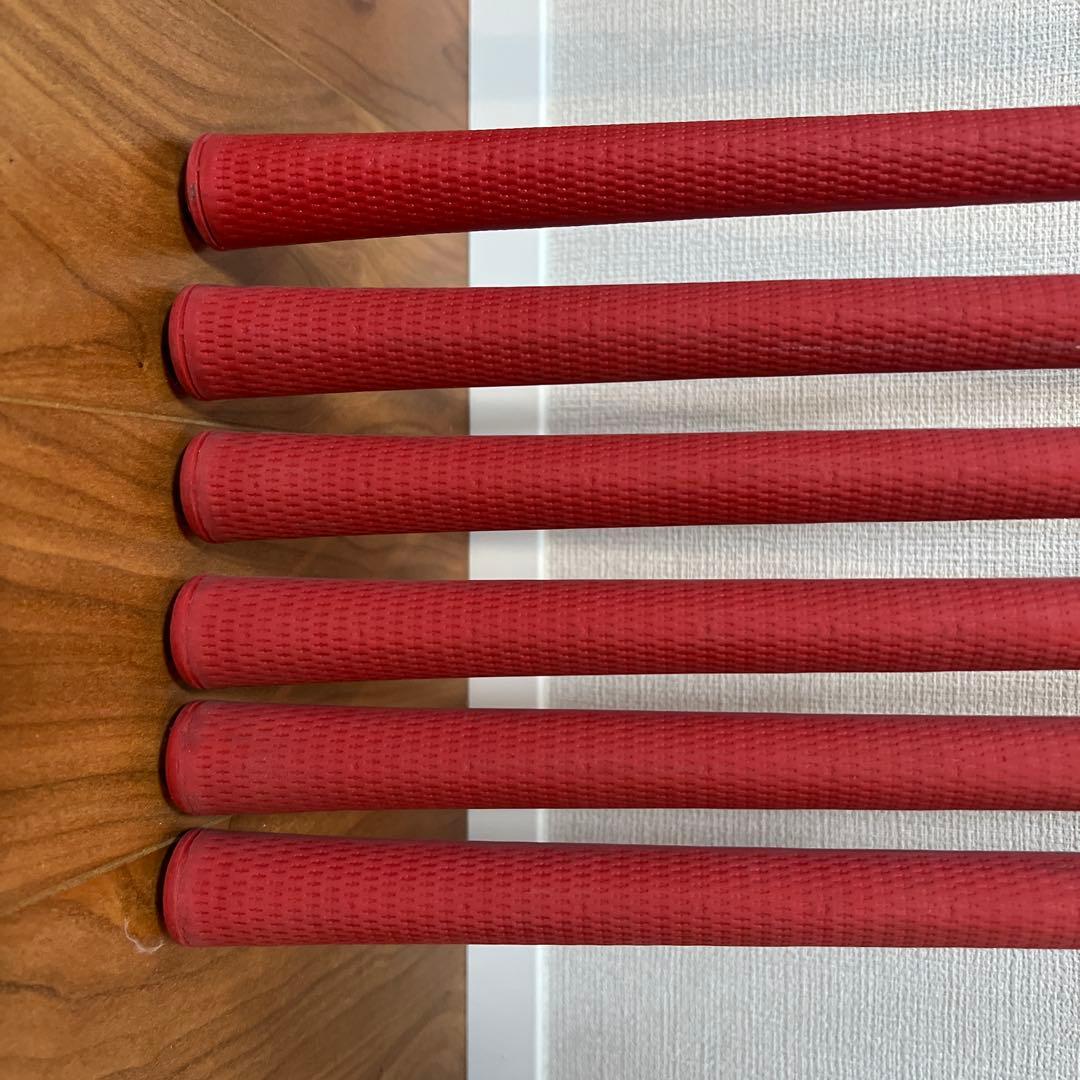 MIURA M-90 シャフト 6本セット 赤グリップ