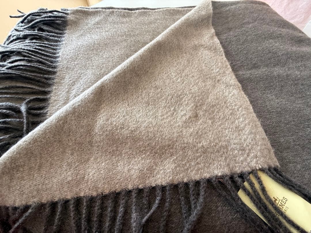 エルメス　プレード　カシミア100 ブランケット　新品