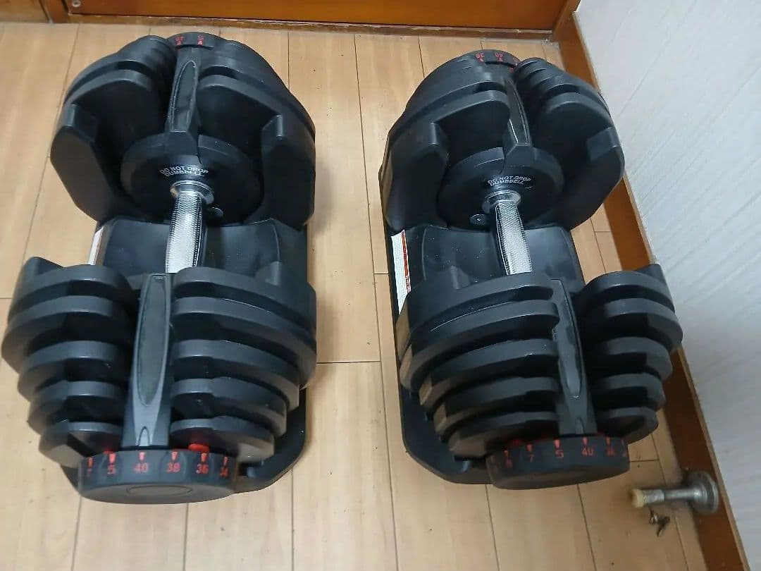 ② 可変式ダンベル 40Kg×1個/計40Kg