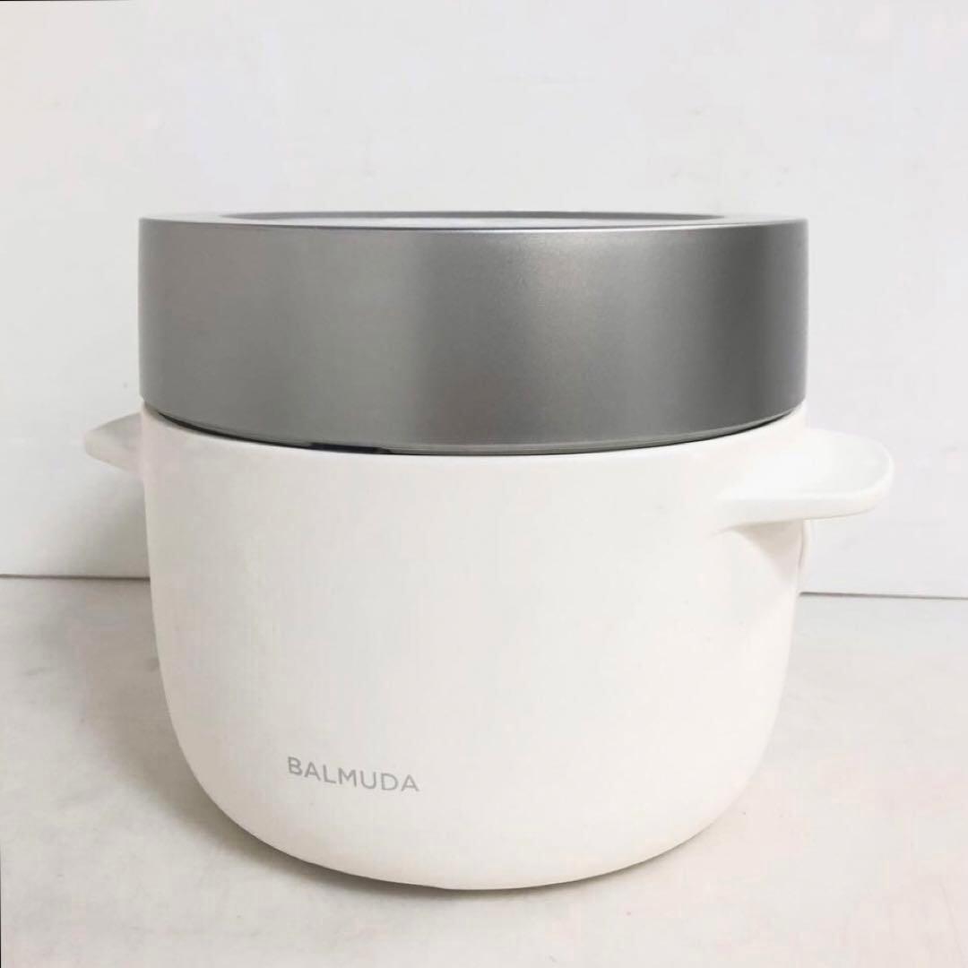 BALMUDA The Gohan 炊飯器　K03A-WH ホワイト　3合炊き
