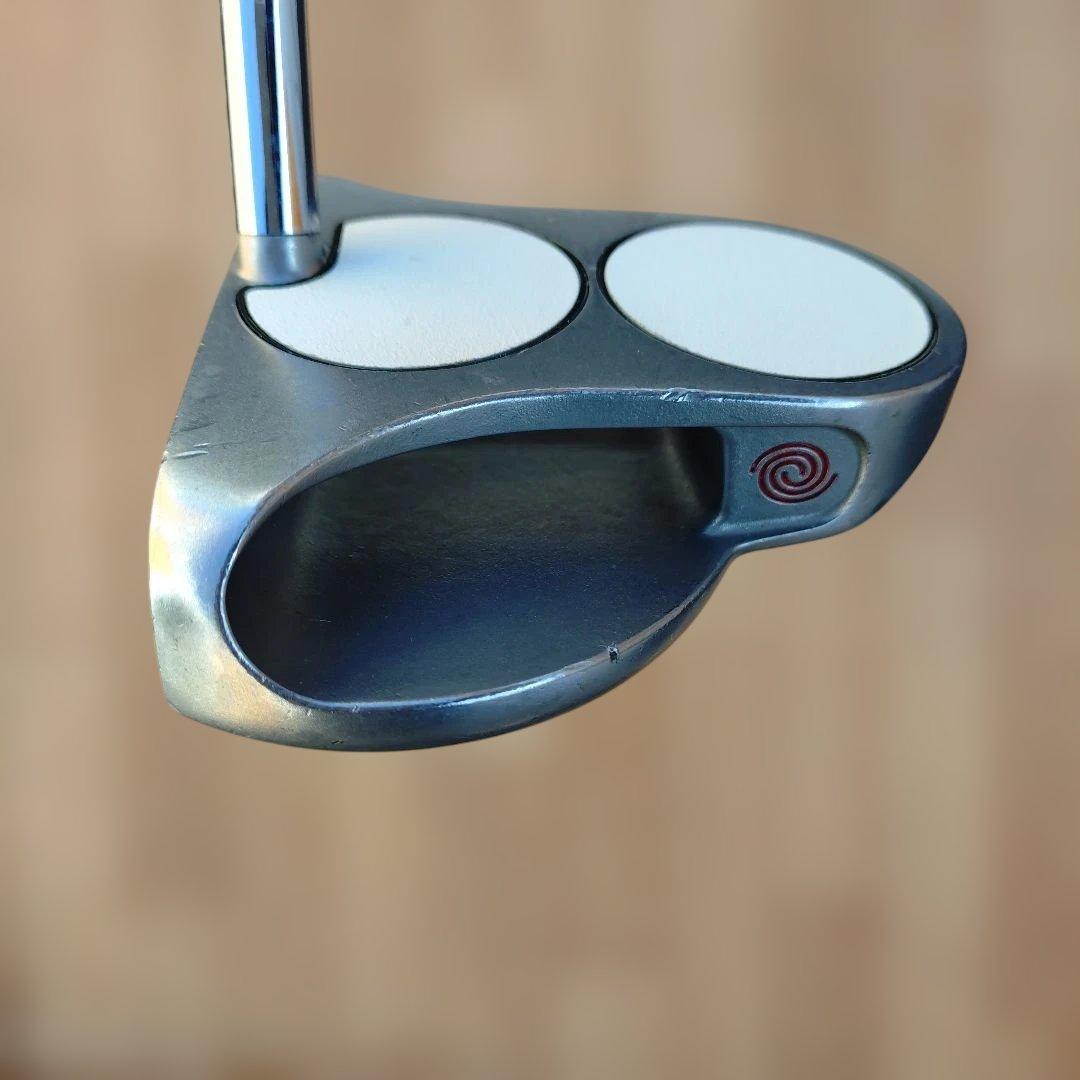 【レフティ】オデッセイ　ホワイトホット2ボール　センターシャフト　33インチ