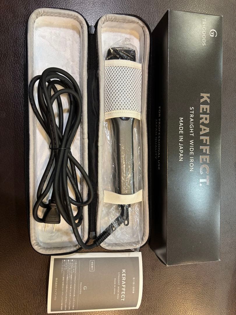 KERAFFECT ストレートワイドアイロン 日本製