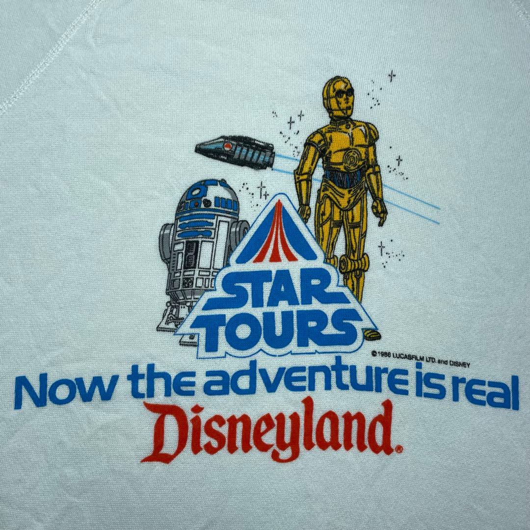 ヴィンテージ　ディズニー　スターウォーズ　R2-D2 C-3PO スウェット　白